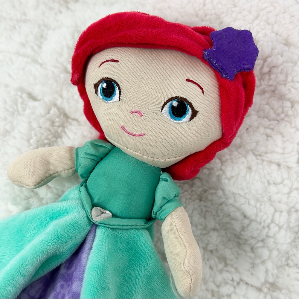 Disney Princess Ariel Baby Lovey Blankie Doll – Soft Comfort Plush